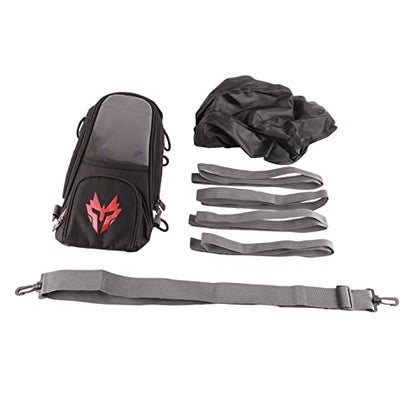 Tank Bag, Magnetic Tank Bag Oxford Fabric High Strength Fuel 4.5L Large Capacity Navigation Package Magnetic Atv for (Red)