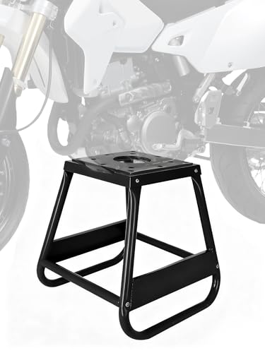 Dirt Bike Stand,Universal Detachable Anti Slip 450Lbs Capacity Motorcycle Panel Lift Box Stand for Motorcycle & Powersports Maintainence-Black - color: Black
