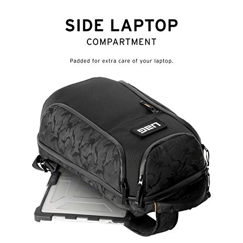 URBAN ARMOR GEAR UAG 24-Liter Backpack Lightweight Tough Weather Resistant Laptop Backpack, fits up to 16-inch, Standard Issue Black Midnight Camo - color: Standard Issue - Black Midnight Camo, size: 24-Liter