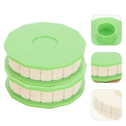 Toddmomy 2pcs Bike Roller Lubricator Tool Bike Chain Oiler Lubricator Bike Chain Roller Oiler for Mountain Bike City - color: Light Green