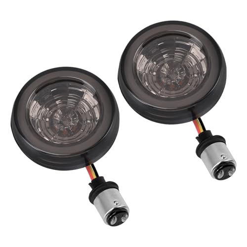 Motorcycle LED Turn Signals Bulbs Front 1157 Bullet Lights Fit for Harley Softail Dyna Sportster Touring CVO Electra Glide Classic Street Glide Road Glide