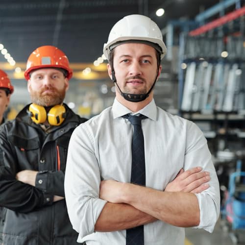 Veemoon Helmet Chin Strap：Adjustable Helmet Strap Universal Hard Hat - Chin with Elastic Band for Construction Headwear Protection Accessories (Black)