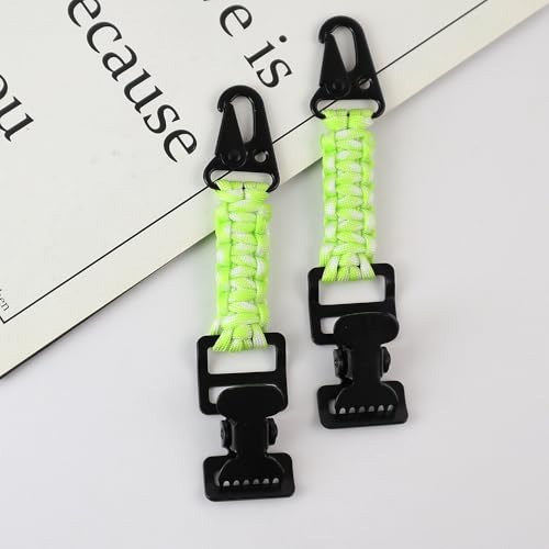 weryerker 2PCS Tactical Glove Clip Holder Anti-slip Nylon Work Glove Holder Clip, for Tactical Backpack, Tool Belt, Outdoor - color: 2pcs Green