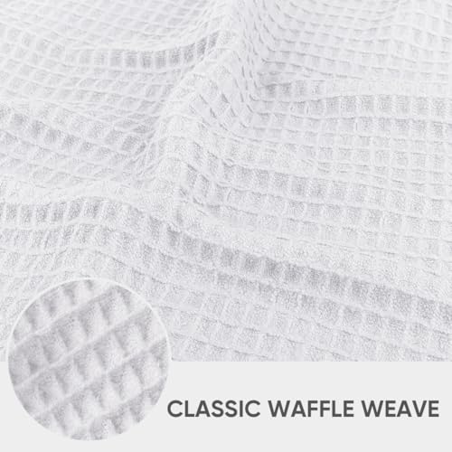 HOMEXCEL Waffle Weave Microfiber Towel, 10 Pack Lint Free Cleaning Rags, 12 x 12 Inches Barista Towels, Reusable Microfiber Cleaning Cloth for Household, Kitchen, Glass and Window, Multicolor - color: Multicolor