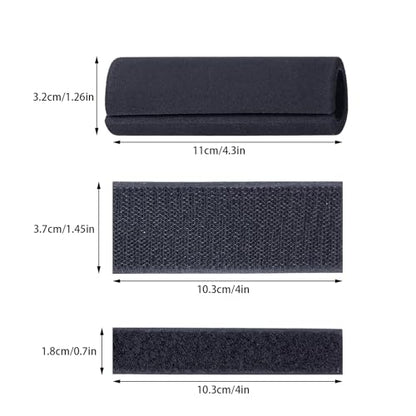 2 Pcs Foam Handle Cover NBR Rubber Grip, Comfortable Foams Tubing Handle Grips for Bicycle Motorbike Handlebar Luggage Handles Replacement - size: 4pcs