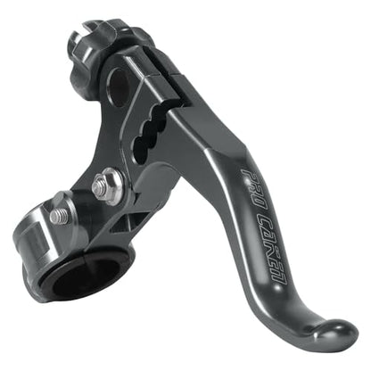 7/8‘’ 22mm Universal Motorcycle CNC Short Stunt Clutch Lever Aluminum Alloy Clutch Handlebar Compatible with Most Motorcycles Dirt Bike-Titanium - color: Titanium