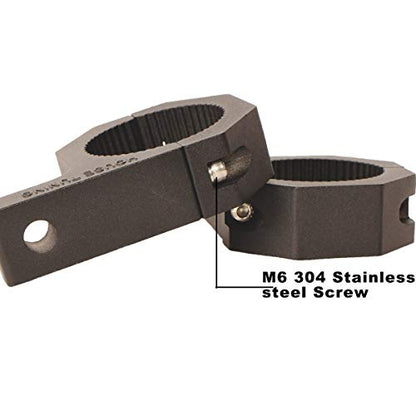 Clamps 2.25 inch -Pack 2, 2 1/4 inch Roll Bar Bracket,Led Light Clamp Mounting Brackets,Tube Light Mount (2.25" Clamp - Pack 2) - size: 2.25"