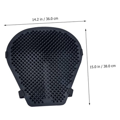 Motorcycle Seat Cushion Silicone Pad with Ventilation Shockproof Non Slip Breathable Cooling Airflow Motorbike Saddle Cover for Long Ride Comfort