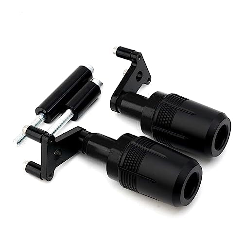 Compatible with 2026 Ninja 500 Ninja 500SE 2025 Z500 SE 2024 Ninja 400 Ninja400 Z400 Z 400 2018-2026 CNC Motorcycle Frame Sliders Crash Pad Falling Protection - color: CNC Black