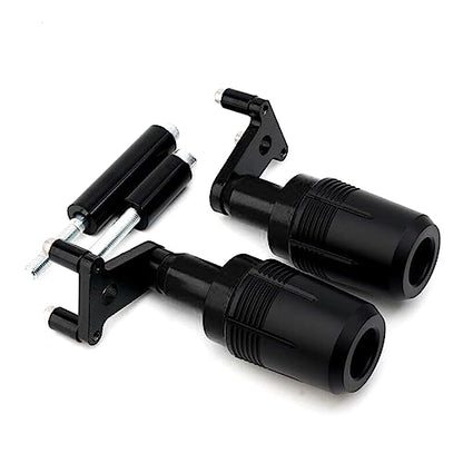 Compatible with 2026 Ninja 500 Ninja 500SE 2025 Z500 SE 2024 Ninja 400 Ninja400 Z400 Z 400 2018-2026 CNC Motorcycle Frame Sliders Crash Pad Falling Protection - color: CNC Black