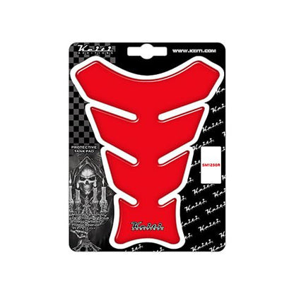 Keiti Motorcycle Tank Pad Small SM1230 (Red) - color: Red
