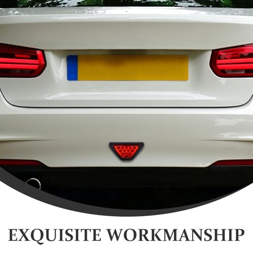 Healeved LED Triangle Rear Brake Lamp Set for Cars, Universal Red Vehicle Warning Safety Light with Flashing Strobe Function, Anti-collision Tail Light for Enhanced Road Safety