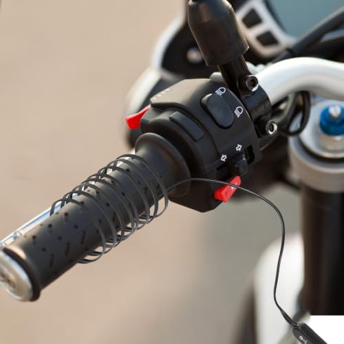 Heated Motorcycle Grip Covers Universal Splashproof PVC Heated Hand Grips for Motorcycles and Electric Bikes ATV Hand Warmer Accessory