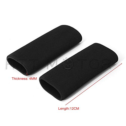 ET006- Motorcycle Foam Anti Vibration Comfort Handlebar Grip Cover Compatible with Harley BMW