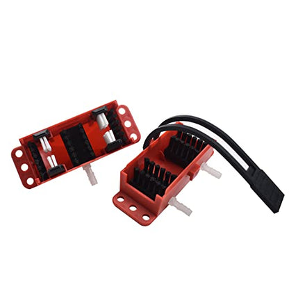 Motorcycle Chain Cleaner Kit Sprockets Scrubber Wash Tools Cleaning Brushes Gear Cleaner Tool Universal Motorbike Chains Lube Device (Red) - color: Red