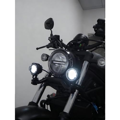 Motorcycle Light Bracket Bar Driving Spot Fog Lamp Turn Signal Fit for Honda Rebel 1100 CMX 500 CM 300 CMX1100 CMX500 CMX300 22mm Bar