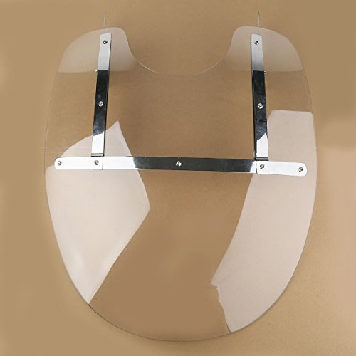 Windshield Windscreen for Harley, SLMOTO Clear Motorcycle Windshield Windscreen Fit for Harley Davidson Road King Classic 1998-2020