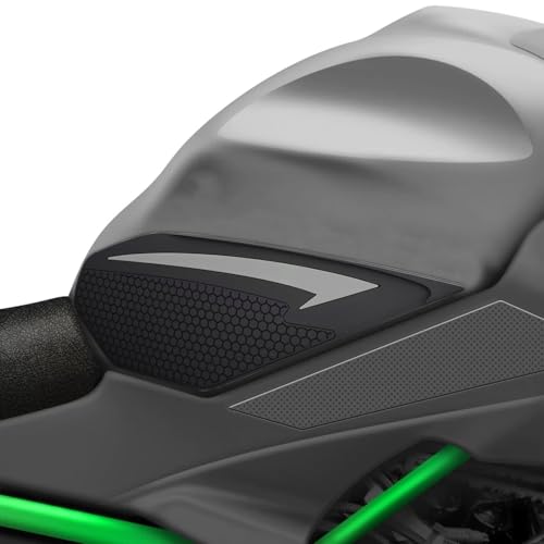 Motorcycle Tank Pads Side Gas Knee Grip Protective for Kawasaki NINJA650(17-24) Z650(19-24) (gray) - color: gray