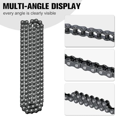 35 Chain 140 Links Chain Breaker Compatible with Coleman Mini Bike CT100U CC100X Baja DB30 Motovox MBX10 MBX11 Predator 79cc 97cc 100cc Mega Moto MM-B80 105cc Engine Parts - color: Black