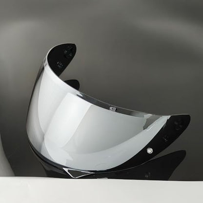 HJ-34P Helmet Visor Replacement for HJC C10.Motorcycle Helmet Shield UV Protection Compatible with HJC C10 (Silver) - color: Silver
