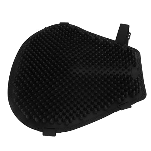 Motorcycle Gel Seat Cushion Shock Absorption Cooling Universal Black Seat Cover