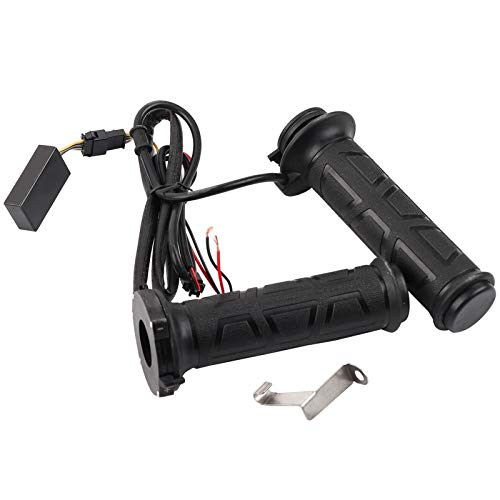 KIMISS 22mm Electric Heated Hand Grips for Motorcycle, 7/8" Handlebar Warmers with Heating Function, Non-Slip Grip Covers