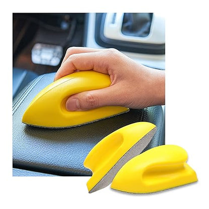 Ziciner 2PCS Nanometer Scratch-Free Car Interior Cleaning Brushes, Leather Car Seat Brusher with Easy Handle, for Vehicle Dashboand, Furniture Couch Boots Sofa, Leather Fabric