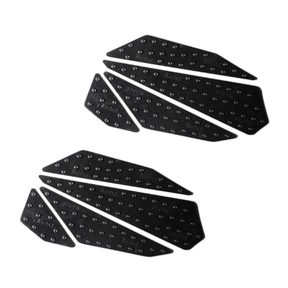 Keiti Motorcycle Fuel Tank Grip Knee Pad, Self-adhesive Protector (Black KP471K) - color: Black KP471K
