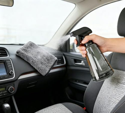 1Pcs Spray Bottles Water Spray Bottle,17 oz/500 ml Spray Bottle with Adjustable Nozzle for Cleaning,Plants,Hair(Grey)