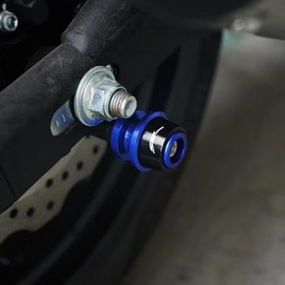 FOR SV650 SV650S 2024 CNC Aluminum Alloy 8MM Swingarm Spools Slider Stand Screw sv650 sv650s 2018-2024 Motorcycle Accessories (Titanium Gray) - color: Titanium Gray