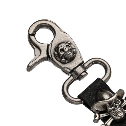 Heavy Duty Glove & Hat Clip with Carabiner, All-Metal Spring Clamp Work Glove Holder for Tool Belt, Harness, Backpack - style: Captain