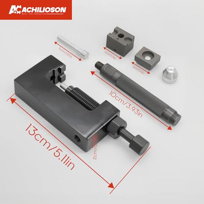 Motorcycle Chain Rivet Tool for Cutting, Pressing, and Riveting Master Links