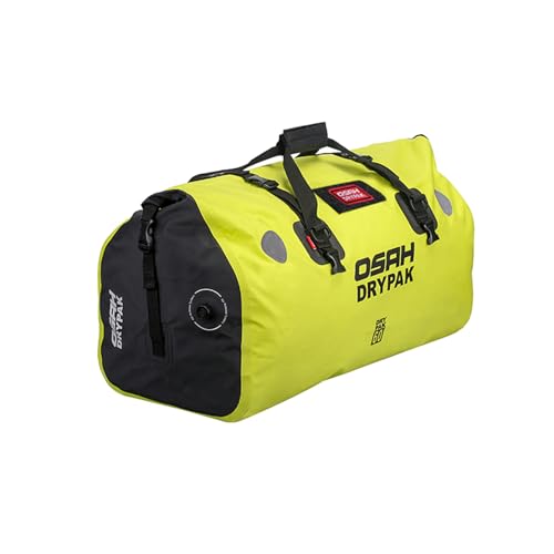 Waterproof Duffel& Luggage Bag - Motorcycle Dry Bag Tail Saddle Bags with Roll Top Closure,Large Storage Space,for Camping, Kayaking, Fishing & Traveling(Green, 60L) - color: Green, size: 60L