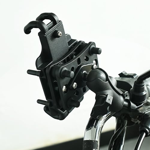 BESPORTBLE Motorcycle Phone Holder Shock Absorber Bike Phone Bracket Anti-Vibration Mount for Cycling