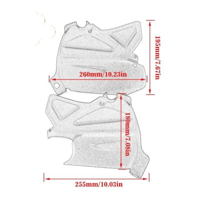 for BW R1200RT R 1200 RT LC 2014-2021 Motorcycle Rear Passenger Footrest Foot Pegs Pedals Footpeg Plate Cover