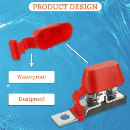 Dual Terminal Fuse Block 30-300 AMP Marine Rated Battery Fuse MRBF Fuse Holder - style: Double Terminal