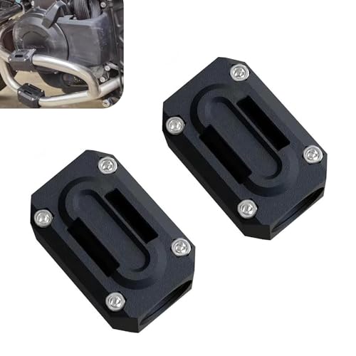 2 PCS Motorcycle Engine Guard Bumper Block, 22/25/28mm Nylon Crash Bar Slider Decor, Motorcycle Bumper Pole Protection Blocks, Universal Anti-Scratch Drop Frame Guard for Most Motorcycles
