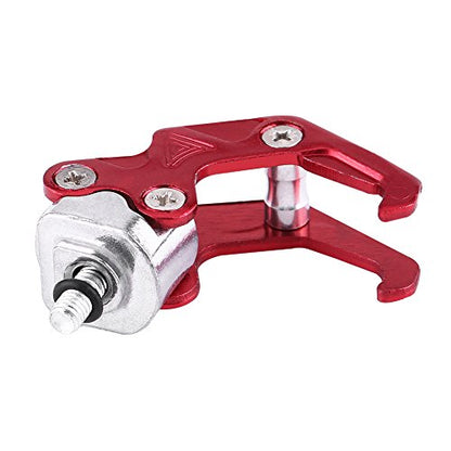 Motorcycle Helmet Hook, Aluminum Alloy Motorcycle Hanger Hook, Claw Shaped Motorcycle Luggage Bag Hanger Hook, Mounted on Motorcycles (Red)