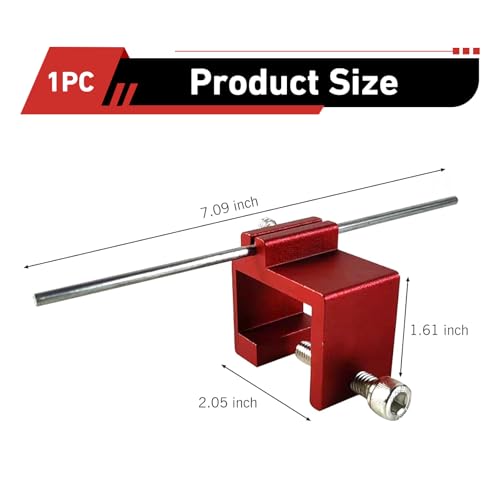 Chain Alignment Tool, Quick & Accurate Metal Chains Adjustment Tool, Rust-proof Metal Professional Chain Straightener, for Motorcycles, Scooters, Bike, ATVs, Mopeds (Red) - color: Red