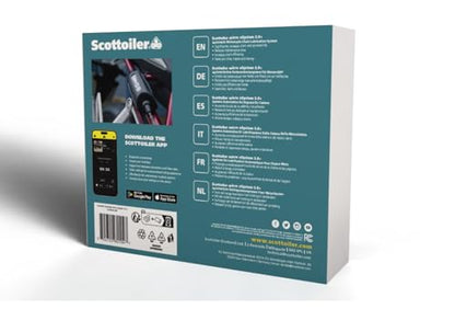 Scottoiler Essentials Micro xSystem 3.0+ Electronic Automatic Motorcycle Chain Lubrication System with Bluetooth App Control