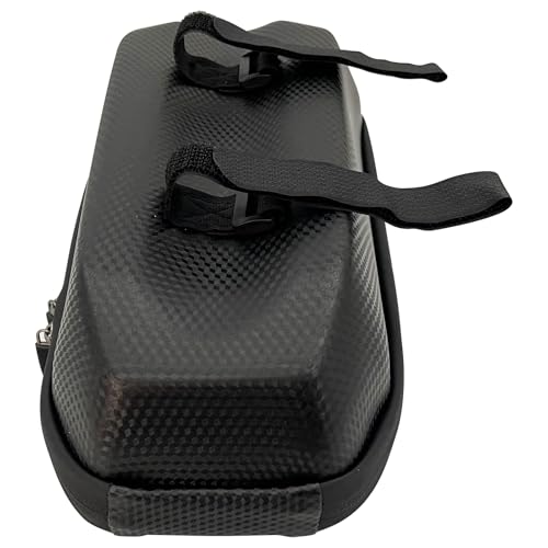 Bike Handlebar Bag Balance Car EVA Waterproof Front Bag 4.2qt Capacity Scooter Bicycle Hanging Bag Accessories Black