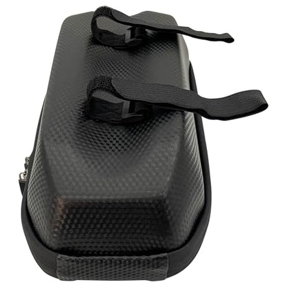 Bike Handlebar Bag Balance Car EVA Waterproof Front Bag 4.2qt Capacity Scooter Bicycle Hanging Bag Accessories Black