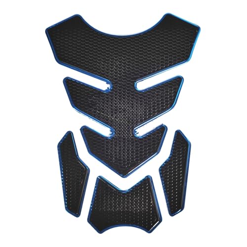 Motorcycle Tank Pad Sticker for K&awasaki ZXR400 ZRX400 ZZR400 ZX6R ZX9R ZX10R Z1000 Z750 Cool Motorcycle Decal Gas Oil Fuel Tank Pad Protector Sticker Case Oil Tank Tank Grip Decals (Color : Blue) - color: Blue
