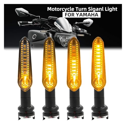 LED Turn Signal Light Running Water Lamp Compatible With YAMAHA MT07 Tenere 700 XJ6 FZ6 MT09 Tracer 900 MT10 MT03 FZ25 Indicator Directional(2pcs Regular) - color: 2pcs Regular