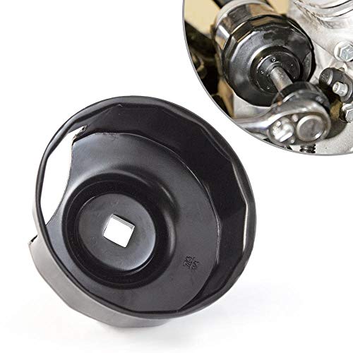 KiWAV Oil Filter Cap Wrench Tool compatible for 1984-2021 Harley Spin-on Oil Filters (Except '15-later XG) Twin Cam Oil Filters with 76 x 14 Flutes (Crank Sensor) - color: 76mm 14 Flutes