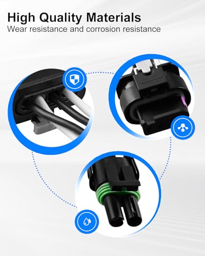 Fog Light Wire Harness Fit for Harley Davidson CVO 2023.5-Later Street Glide CVO/ST Road Glide 2024, Wiring Harness Fit for Baja s1/S2/Squadron Pro/Sport, S1S2 - style: With Plug