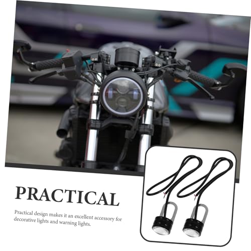 2pcs Led Flashing Marker Lamp Reverse Backup Light High Brightness for Motorcycle Safety Easy to Install for Night Riding and Decoration