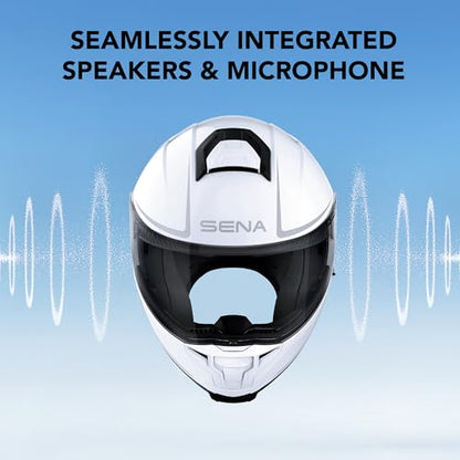 Sena OUTRUSH 2 Modular Smart Motorcycle Helmet with Bluetooth Connectivity and Mesh Intercom Communication - color: Matte Black