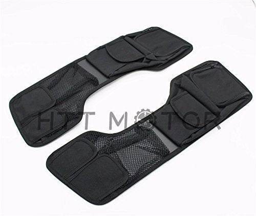 LA01- Saddlebag Lid Organizer Set Compatible with Harley Davidson Touring Models 93-13 - size: Saddlebag Lid Organizer