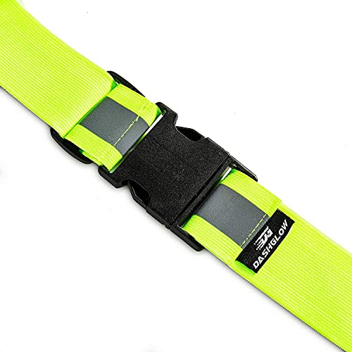 2-6 Pack - Reflective Glow Belt Safety Gear, Pt Belt, for Running Cycling Walking Marathon Military - style: 6 Pack